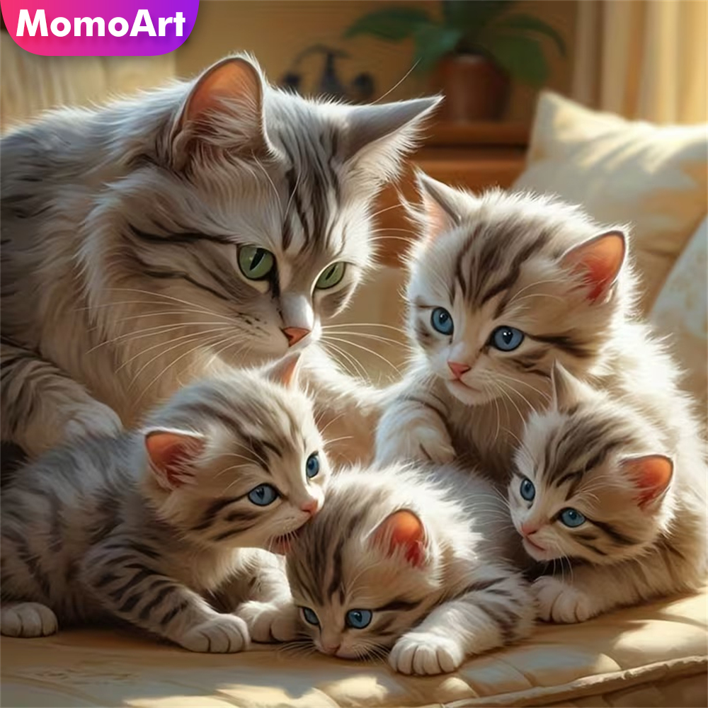Momoart DIY Diamond Mosaic Cat - مراجعة Resin Craft For Beginners وسعره