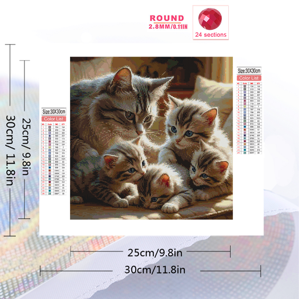 Momoart DIY Diamond Mosaic Cat - مراجعة Resin Craft For Beginners وسعره