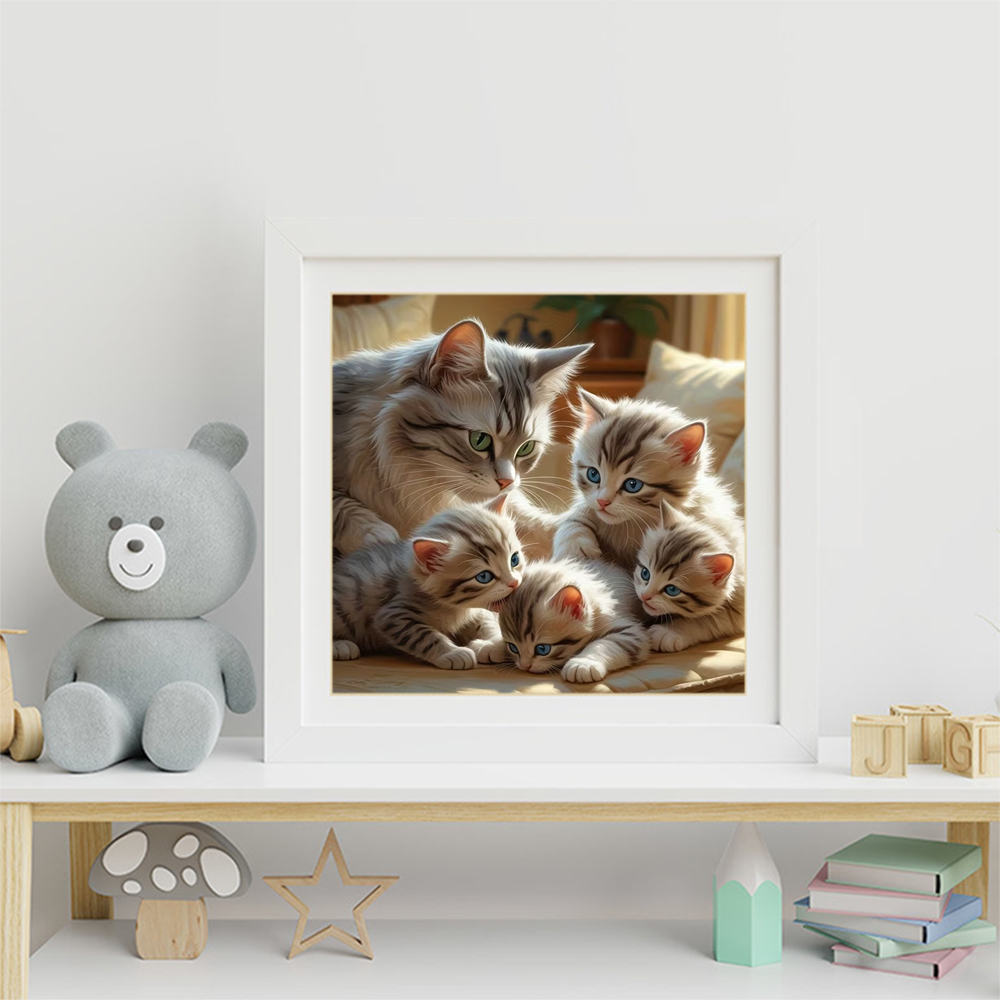 Momoart DIY Diamond Mosaic Cat - مراجعة Resin Craft For Beginners وسعره