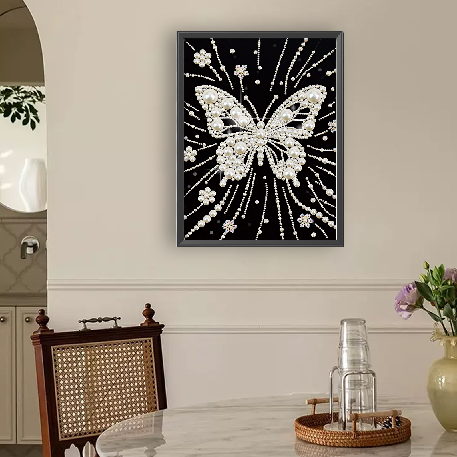DIY Pearl Art Painting for Hom - مراجعة Resin Craft Supplies وسعره