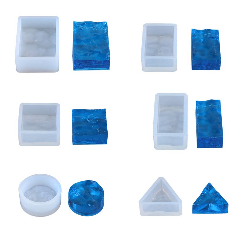 4Pcs Sea Wave Resin Mold Set W - مراجعة Resin Ocean Wave Mold وسعره