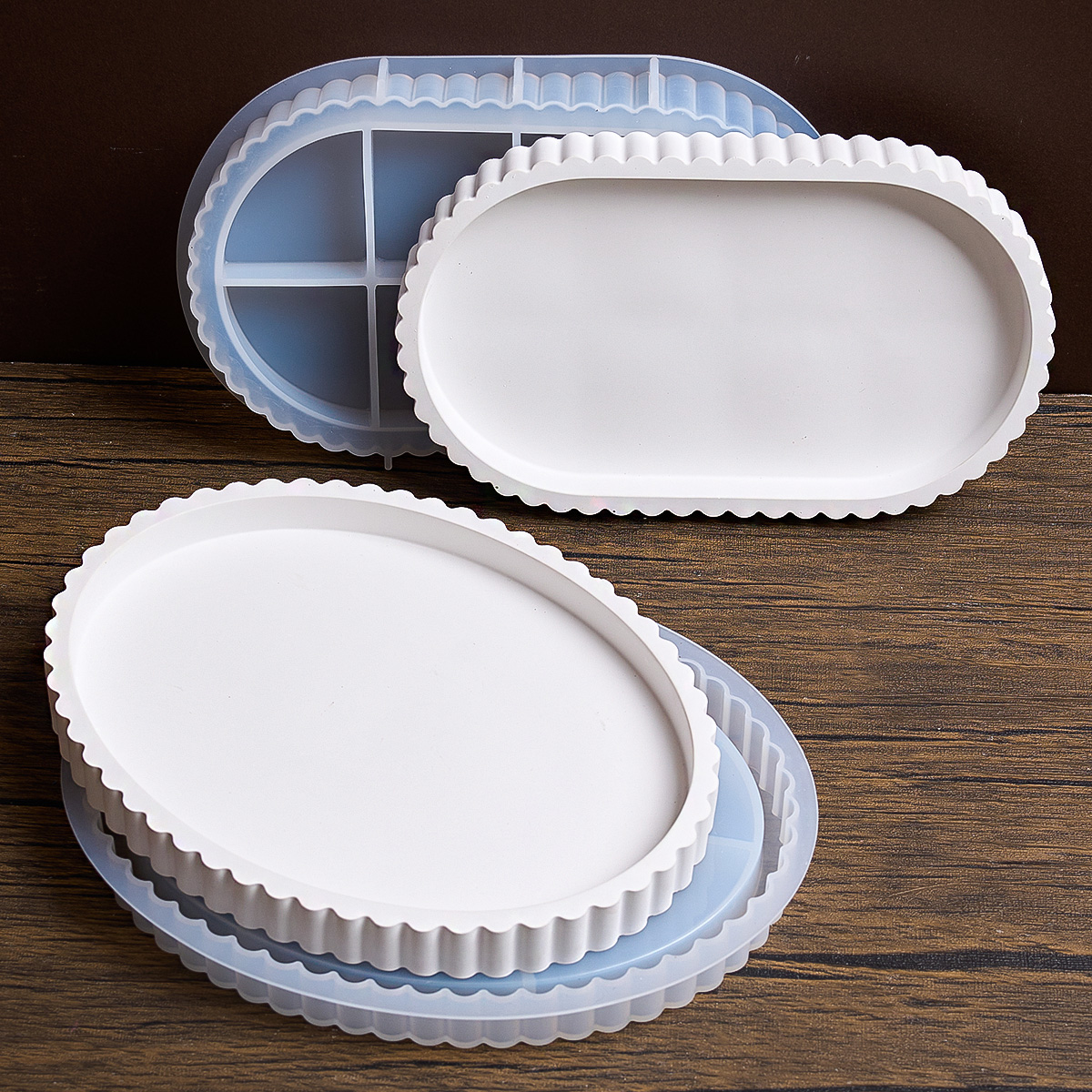 DIY Concrete Tray Silicone Mol - مراجعة Coaster Mold Round وسعره