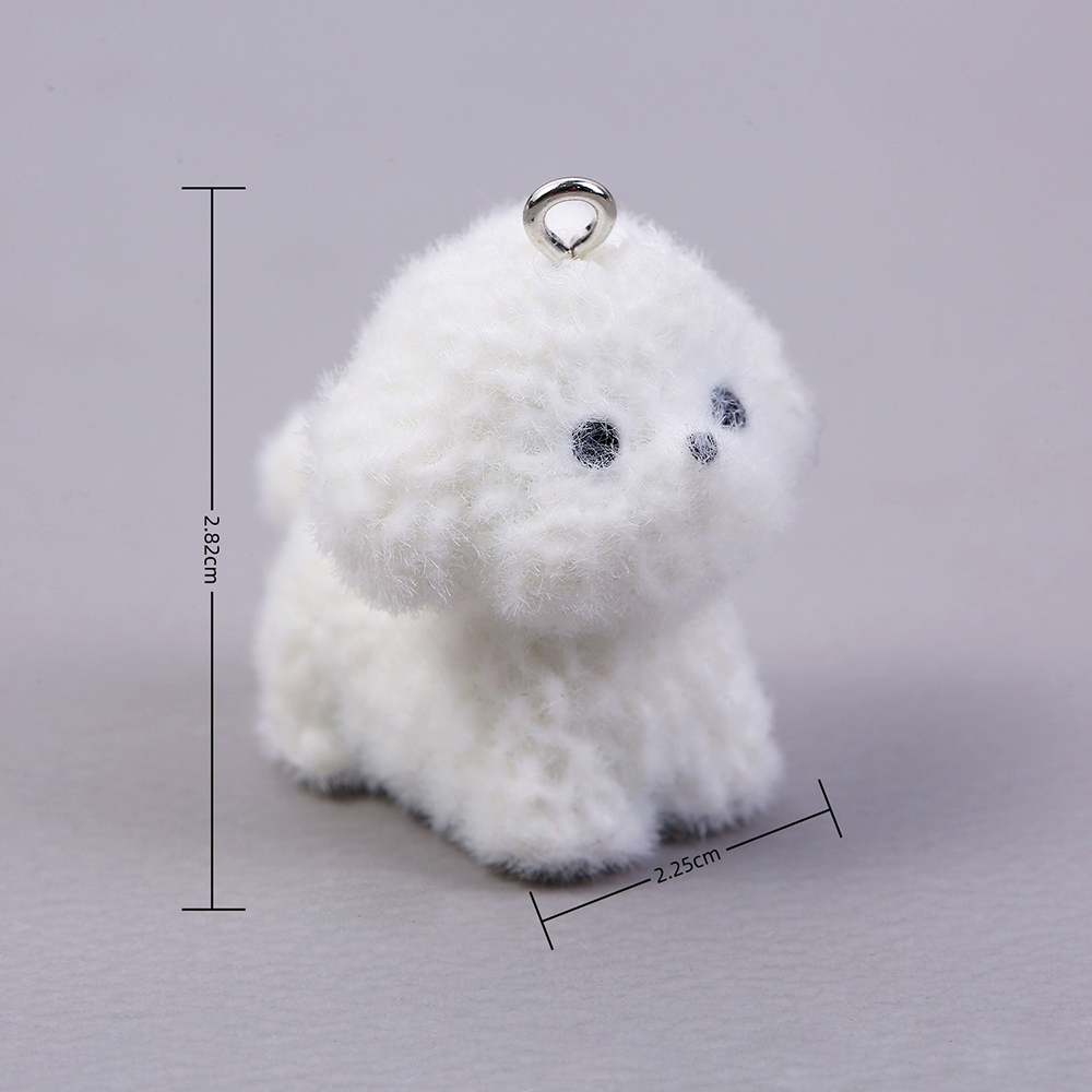 10pcs Flocking Puppy Dog Resin - مراجعة Resin Craft Projects وسعره