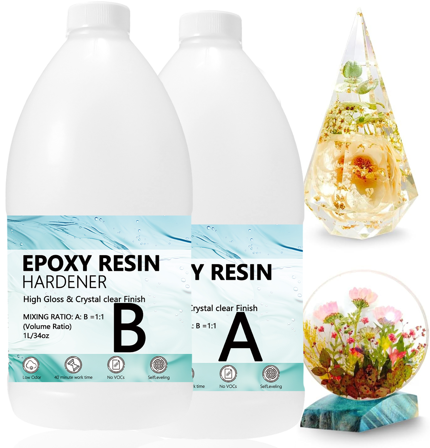 Epoxy Resin Kits Set, Art Kit  - مراجعة Resin Craft For Beginners وسعره
