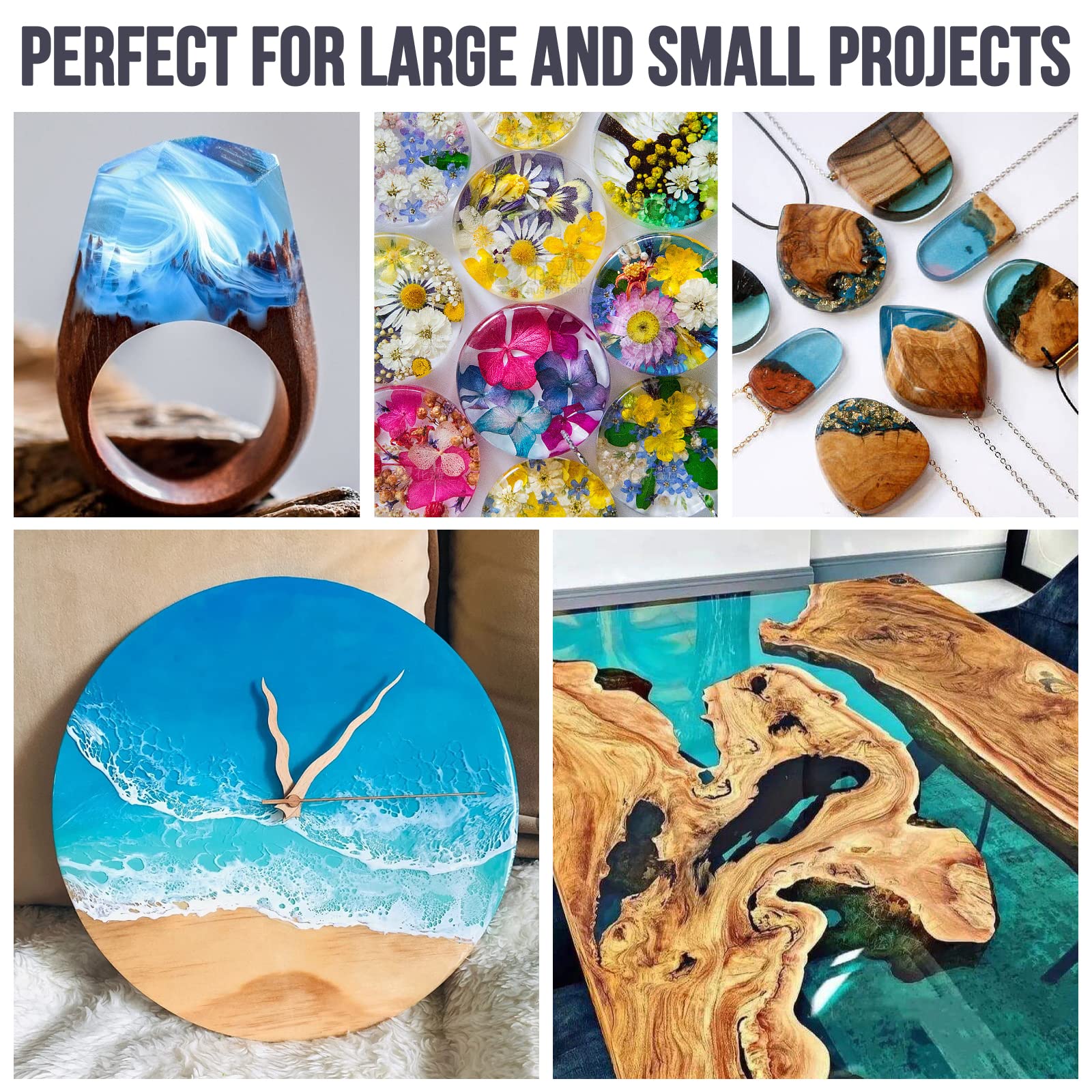 Epoxy Resin Kits Set, Art Kit  - مراجعة Resin Craft For Beginners وسعره