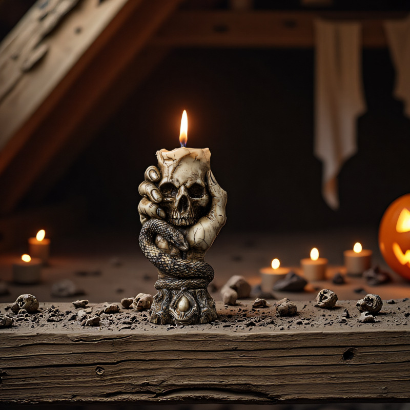 Halloween Skull Aroma Candle S - مراجعة Resin Craft Workshop وسعره