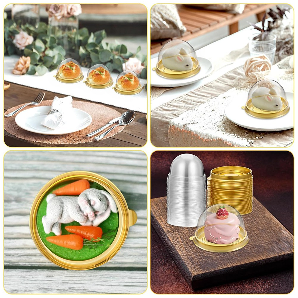 A06K Charcuterie Domes with Li - مراجعة Dome Mold Clear وسعره