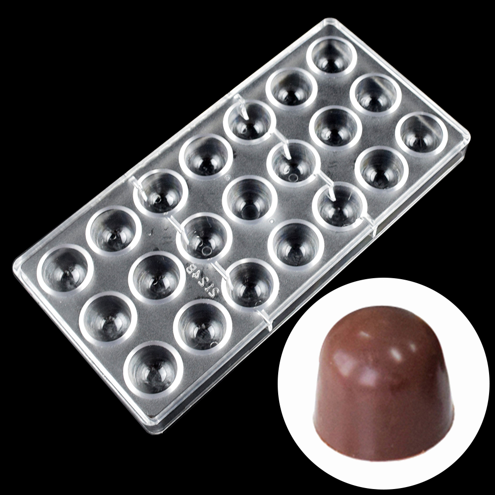 21 Cavity Dome Chocolate Mold  - مراجعة Dome Mold Clear وسعره