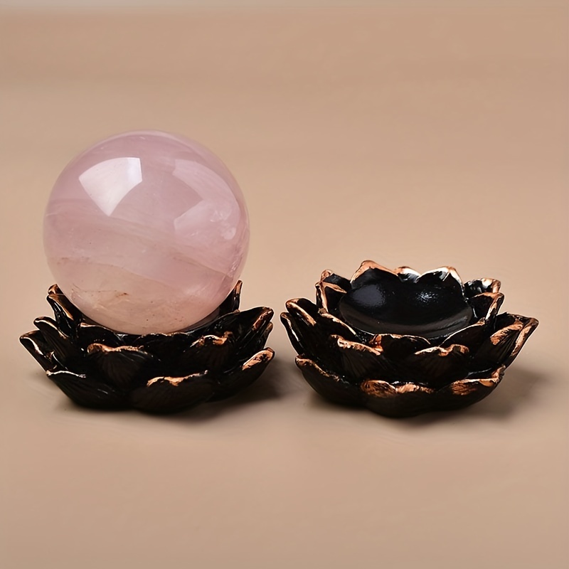 1pc Lotus Flower Crystal Ball  - مراجعة Flower Preservation Resin وسعره