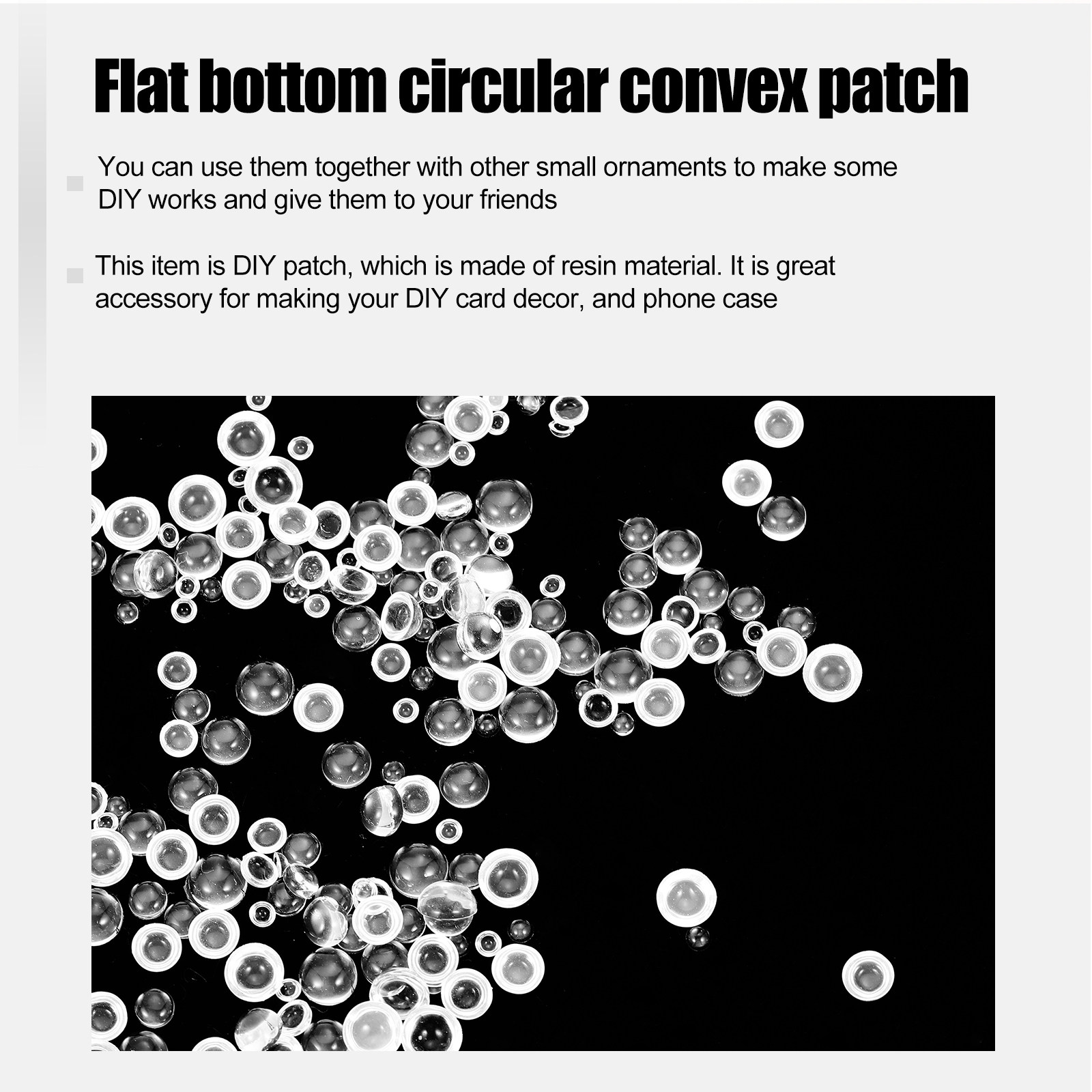 350Pcs Flat Round Resin Patche - مراجعة Resin Crafts Diy وسعره