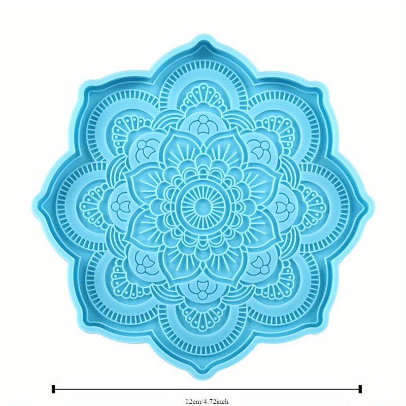 Mandala Coaster Silicone Mold  - مراجعة Coaster Mold Round وسعره