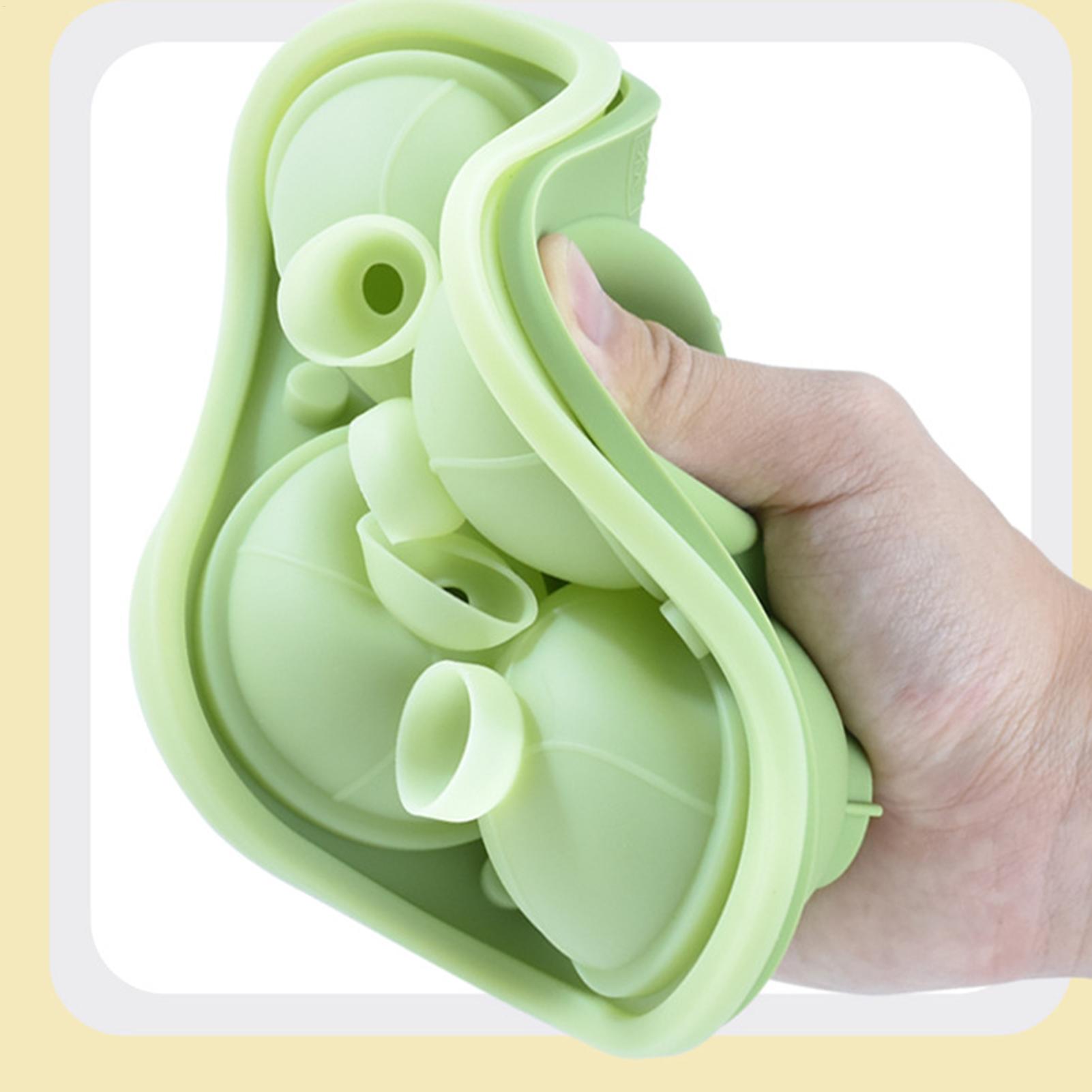 Sphere Ice Mold Silicone Ice B - مراجعة Serving Tray Mold وسعره