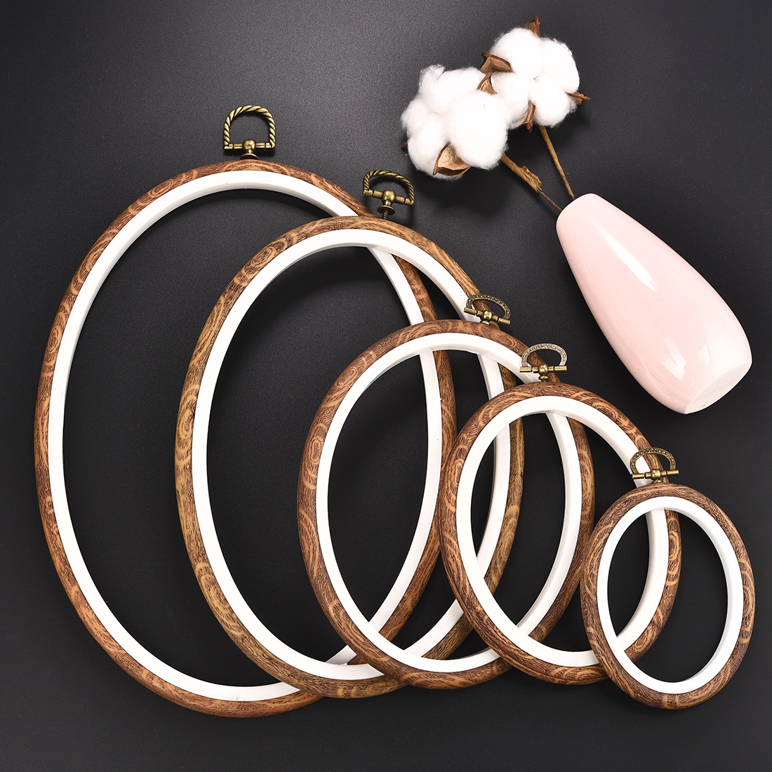 Imitated Wood Round,Oval Diffe - مراجعة Wood Ring Blank وسعره