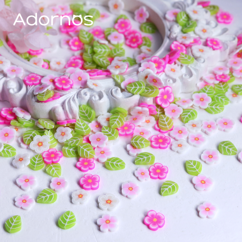 10g Pink Flowers Polymer Clay  - مراجعة Flower Preservation Resin وسعره