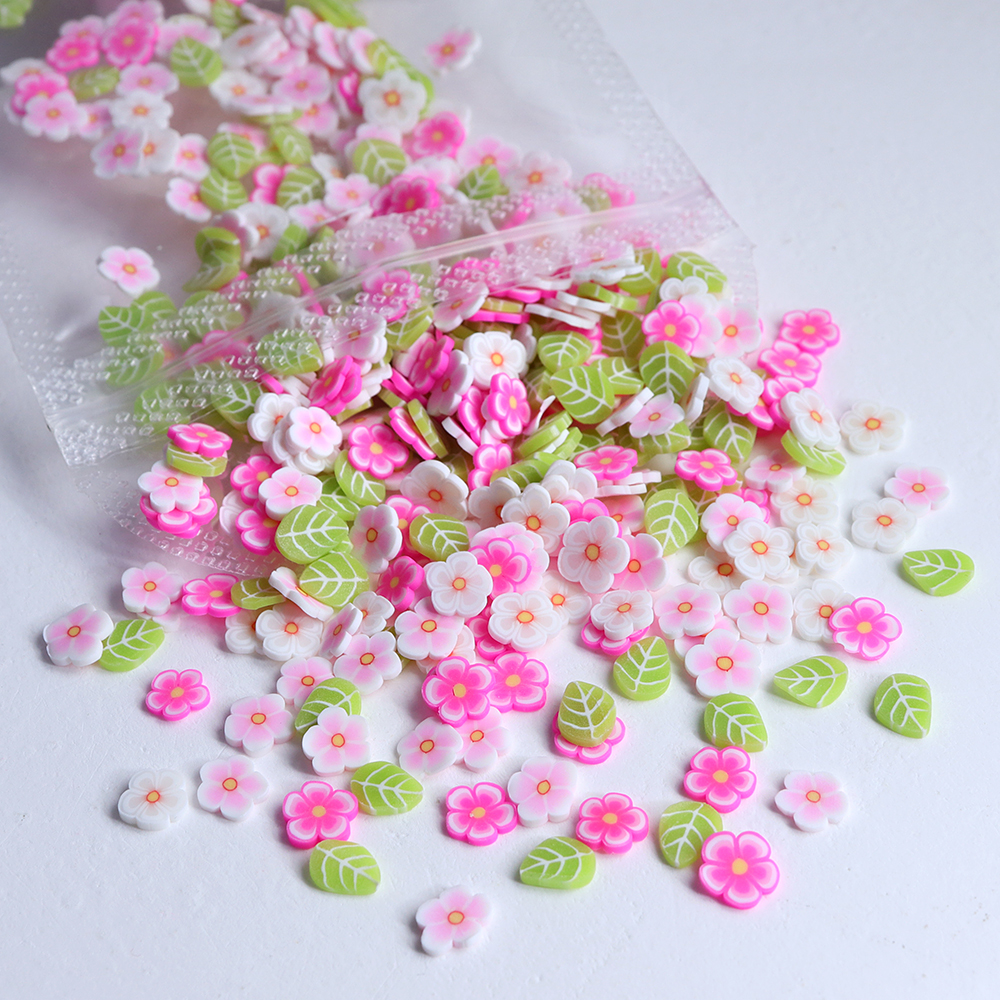 10g Pink Flowers Polymer Clay  - مراجعة Flower Preservation Resin وسعره