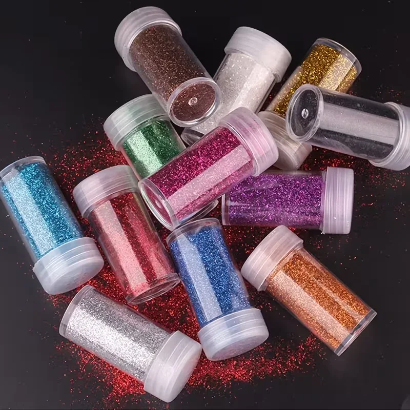 12 Pack Extra Fine Glitter Cra - مراجعة Resin Glitter Pack وسعره