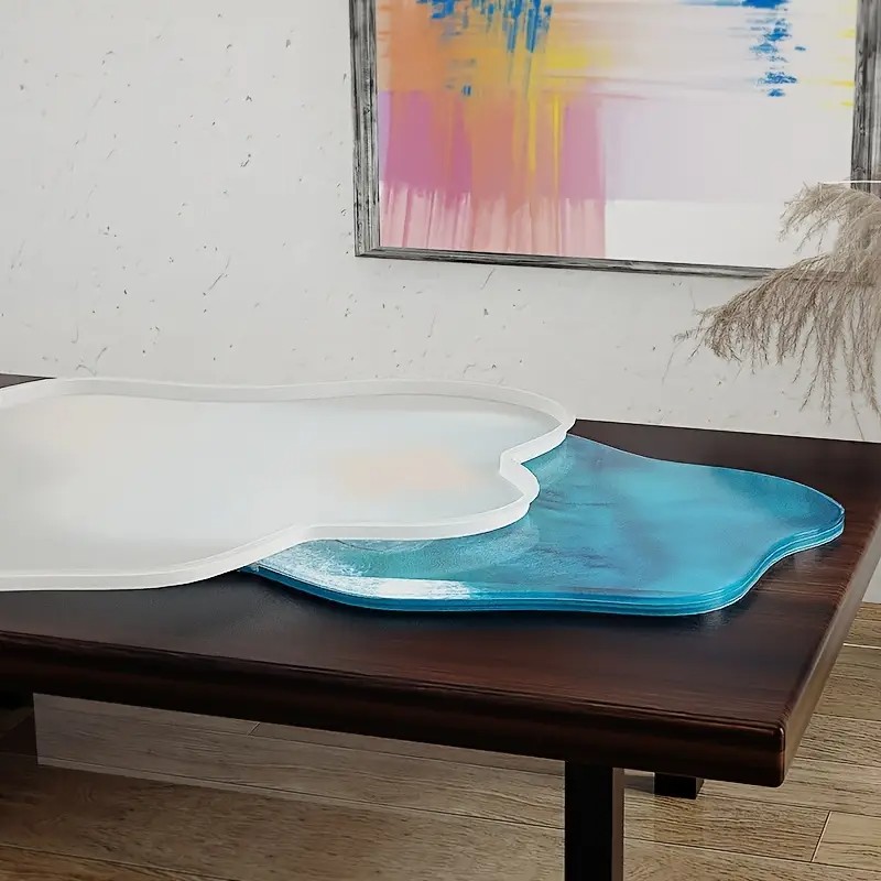 Large 61cm Irregular tray epox - مراجعة Resin Ocean Wave Mold وسعره