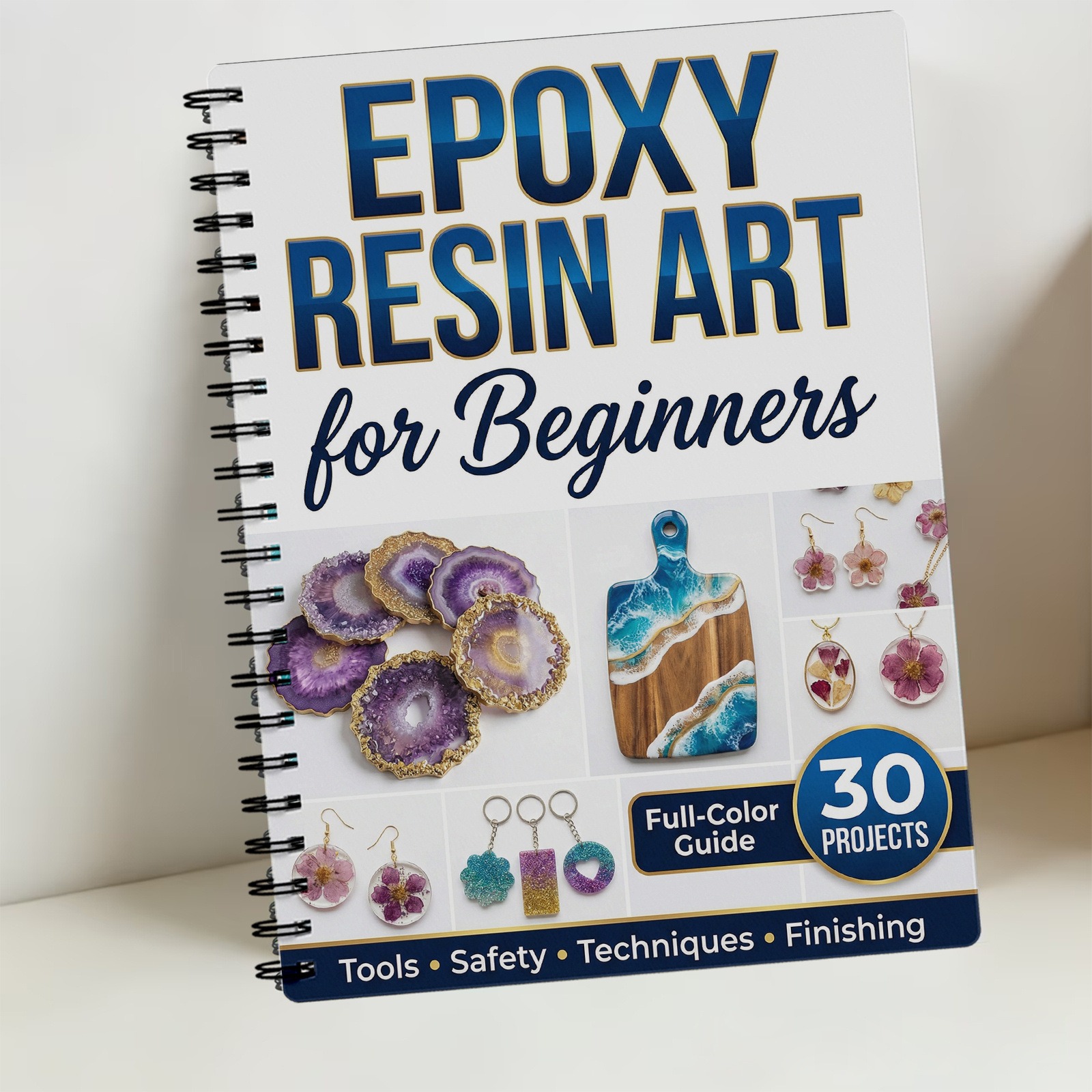 Epoxy Resin Art Book Guide Lea - مراجعة Resin Craft For Beginners وسعره