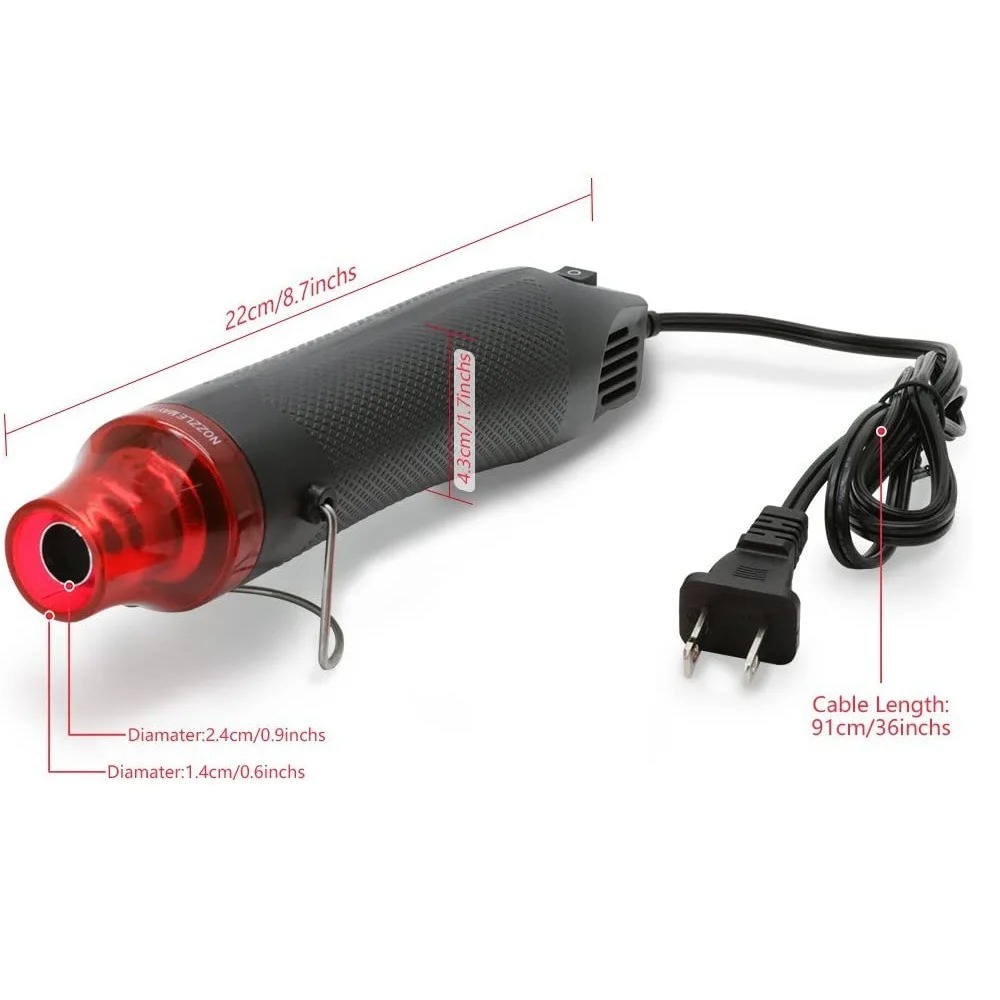 Hot Air Gun Portable Mini Heat - مراجعة Heat Gun Small وسعره