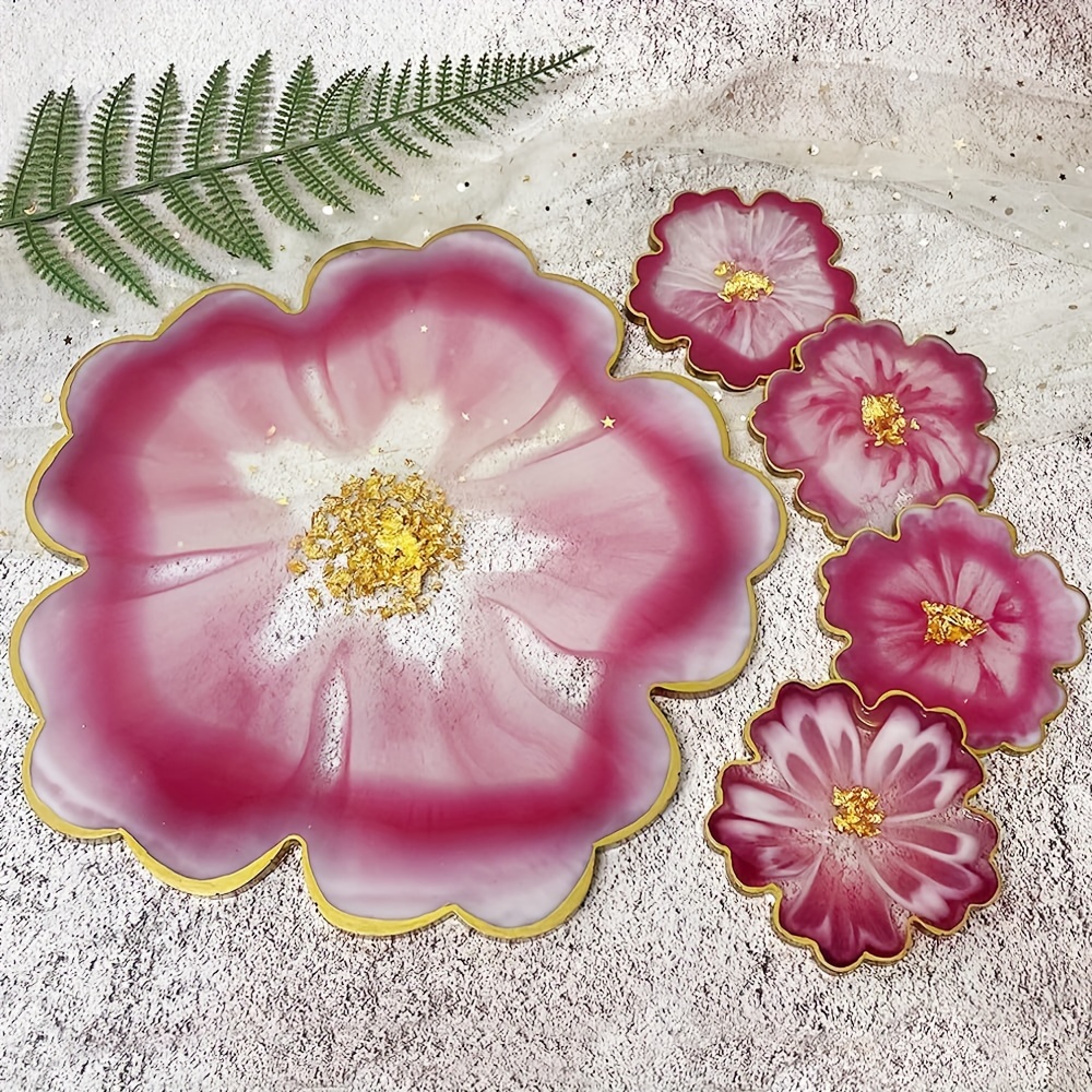 1-piece 13-inch large flower t - مراجعة Serving Tray Mold وسعره