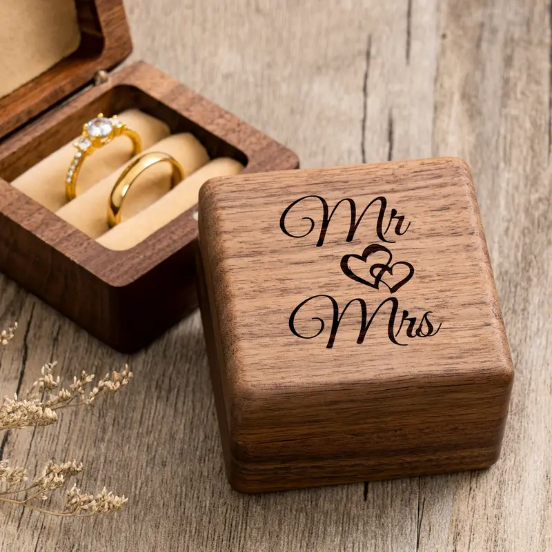 Engagement Proposal Wedding Ce - مراجعة Wood Ring Blank وسعره
