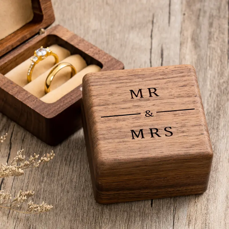 Engagement Proposal Wedding Ce - مراجعة Wood Ring Blank وسعره