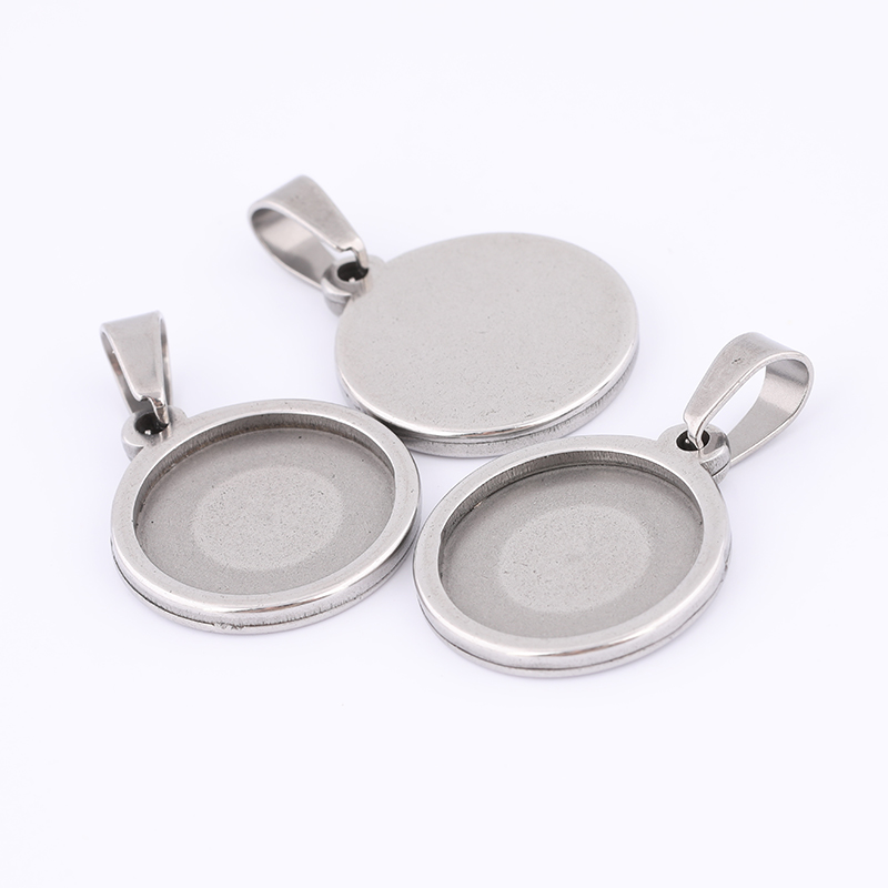 10pcs 15mm Round Cabochon Base - مراجعة Bezels Set Pendant وسعره