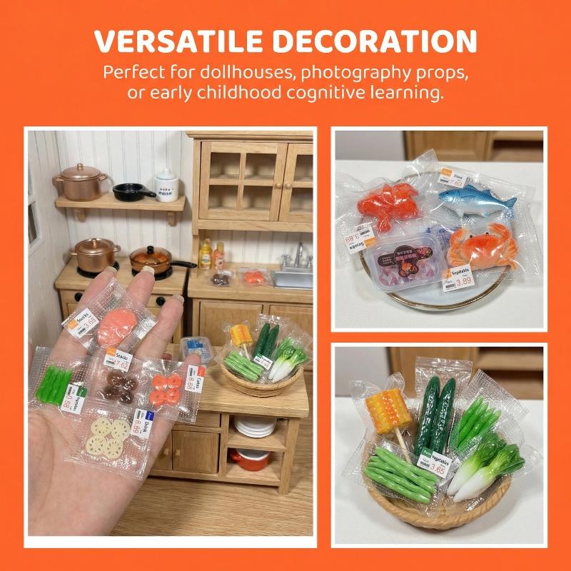 ✰✪1Pc 112 Mini Dollhouse Food  - مراجعة Vacuum Chamber Small وسعره