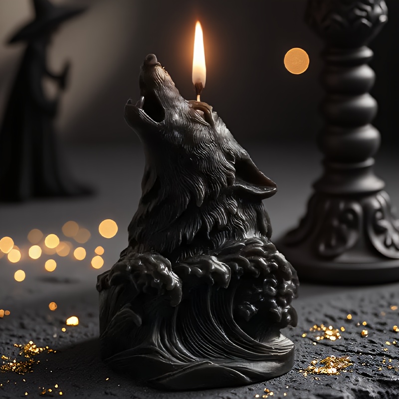 Dramatic Wolf and Ocean Wave C - مراجعة Resin Ocean Wave Mold وسعره