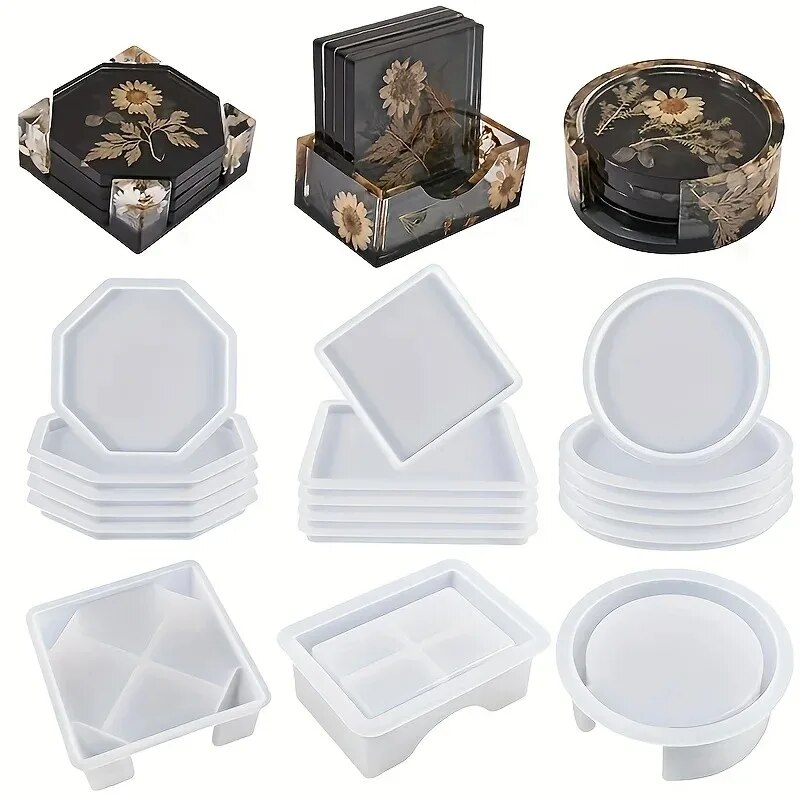 Coaster Resin Molds Set Includ - مراجعة Serving Tray Mold وسعره