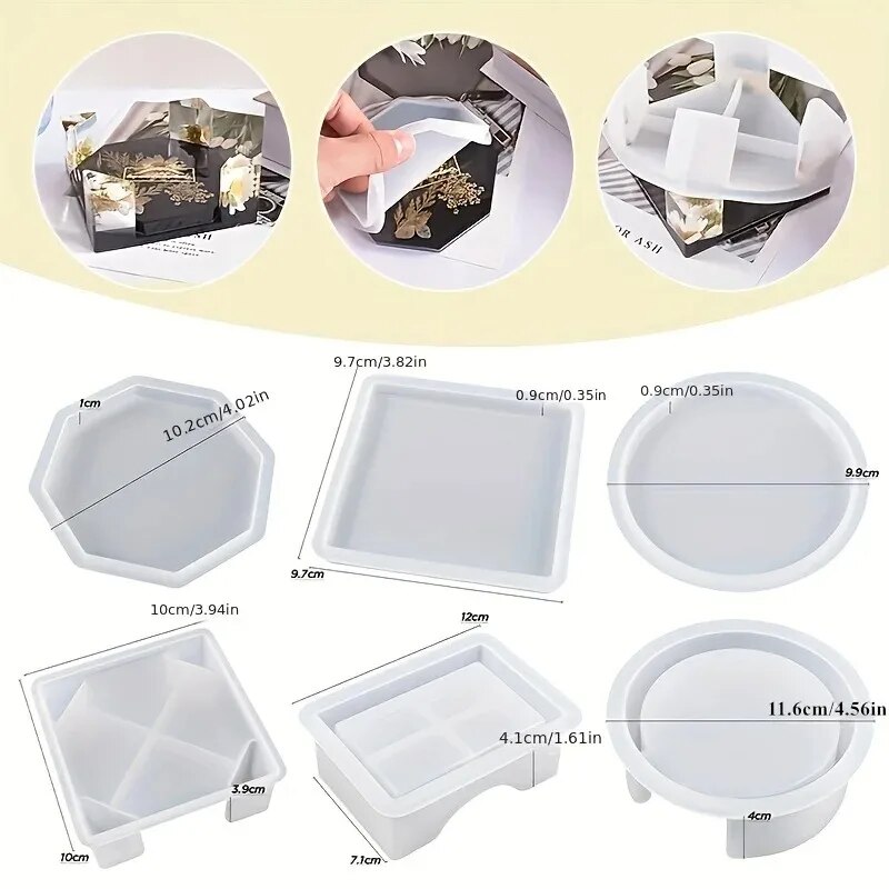 Coaster Resin Molds Set Includ - مراجعة Serving Tray Mold وسعره
