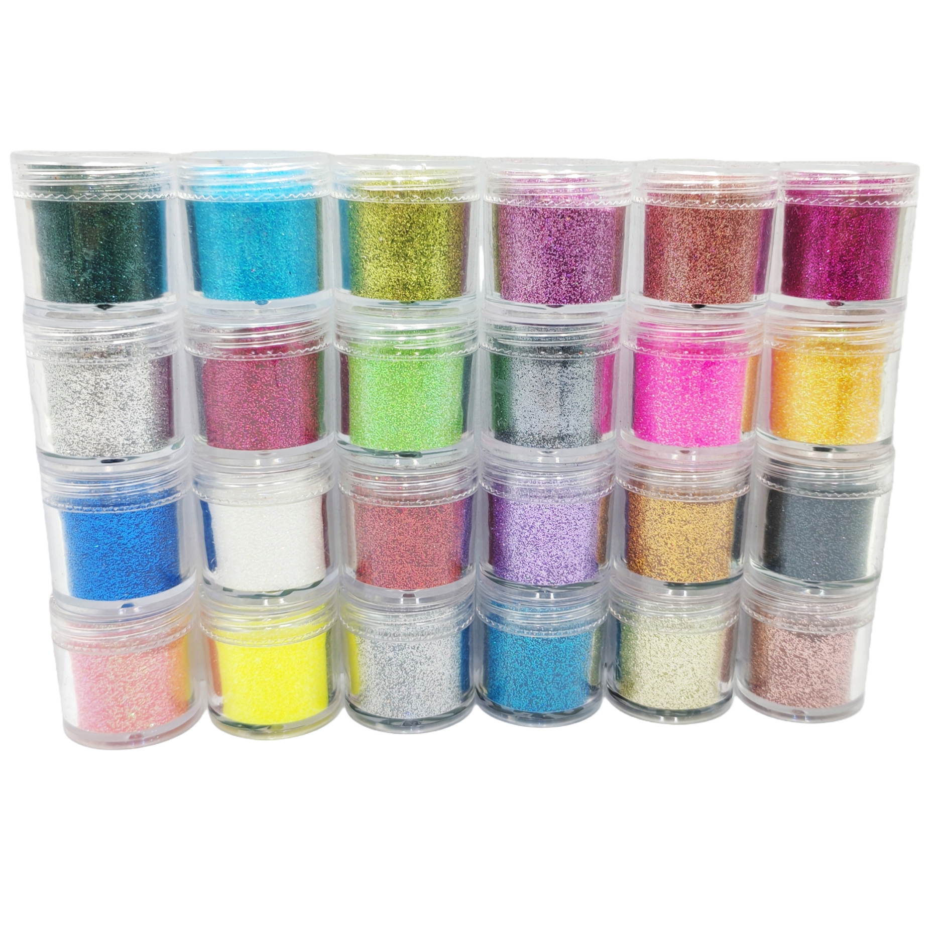 24-Color Cosmetic Iridescent H - مراجعة Resin Glitter Pack وسعره