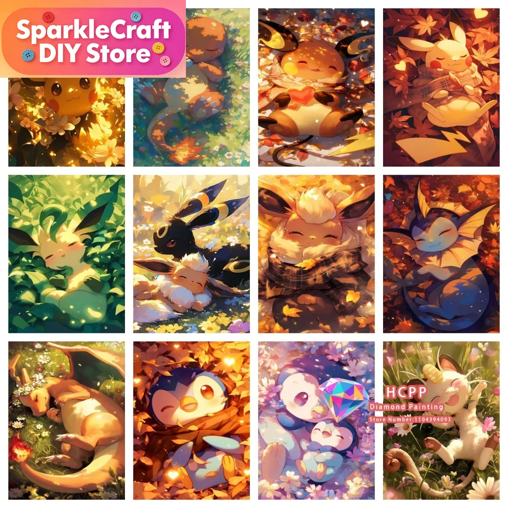 1pc frameless Cartoon Pokemon  - مراجعة Resin Craft Kit وسعره