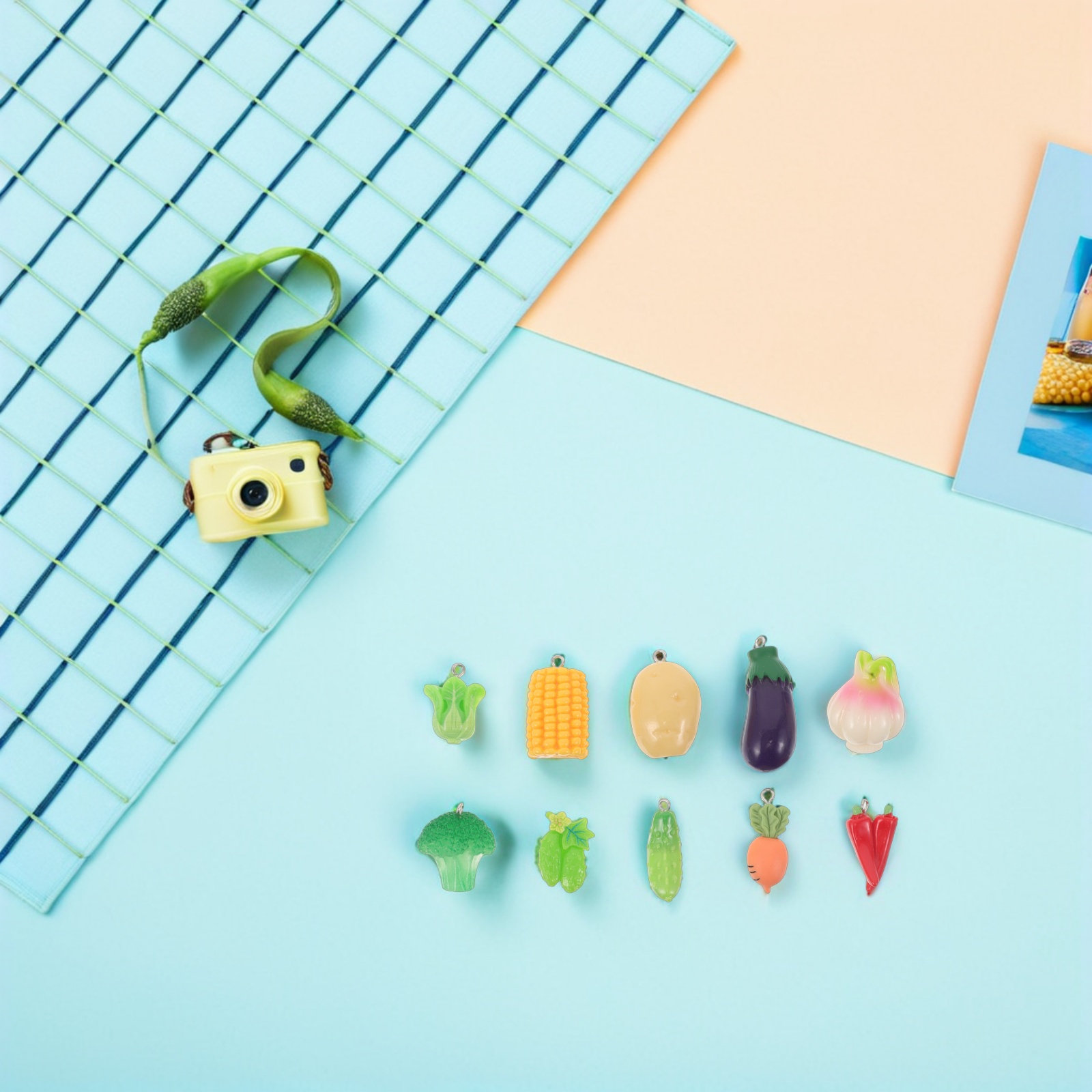 30Pcs Realistic Mini Food Resi - مراجعة Resin Crafts Diy وسعره