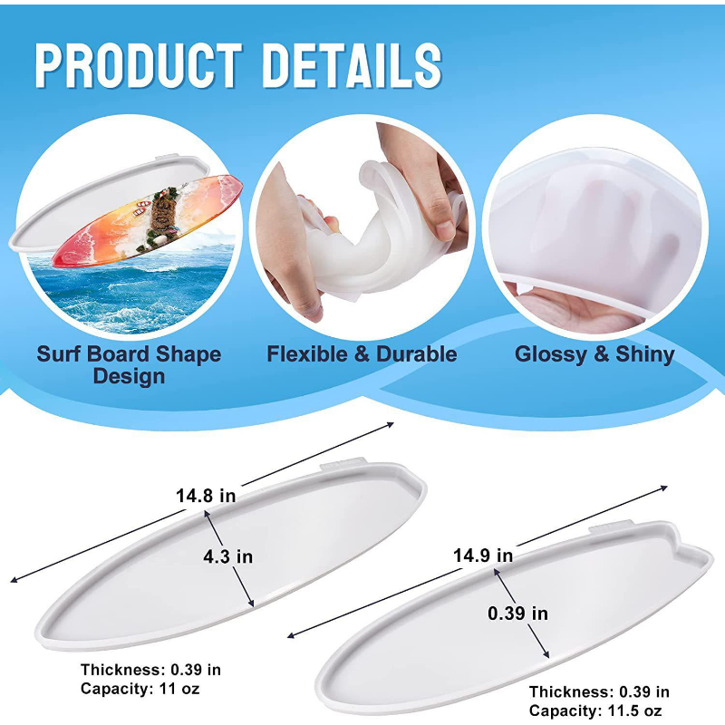 Surfboard Resin Tray Molds Sur - مراجعة Resin Ocean Wave Mold وسعره