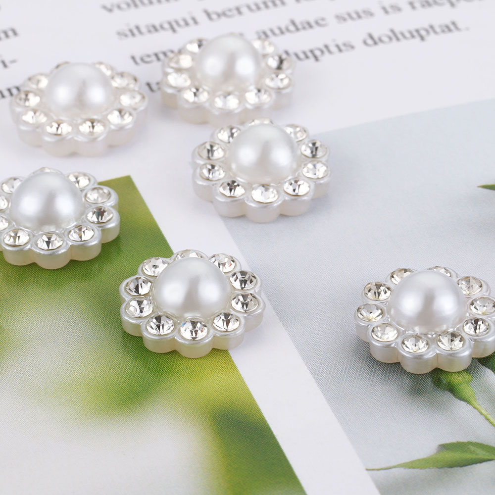 50pcs White Flat Imitation Pea - مراجعة Flower Preservation Resin وسعره