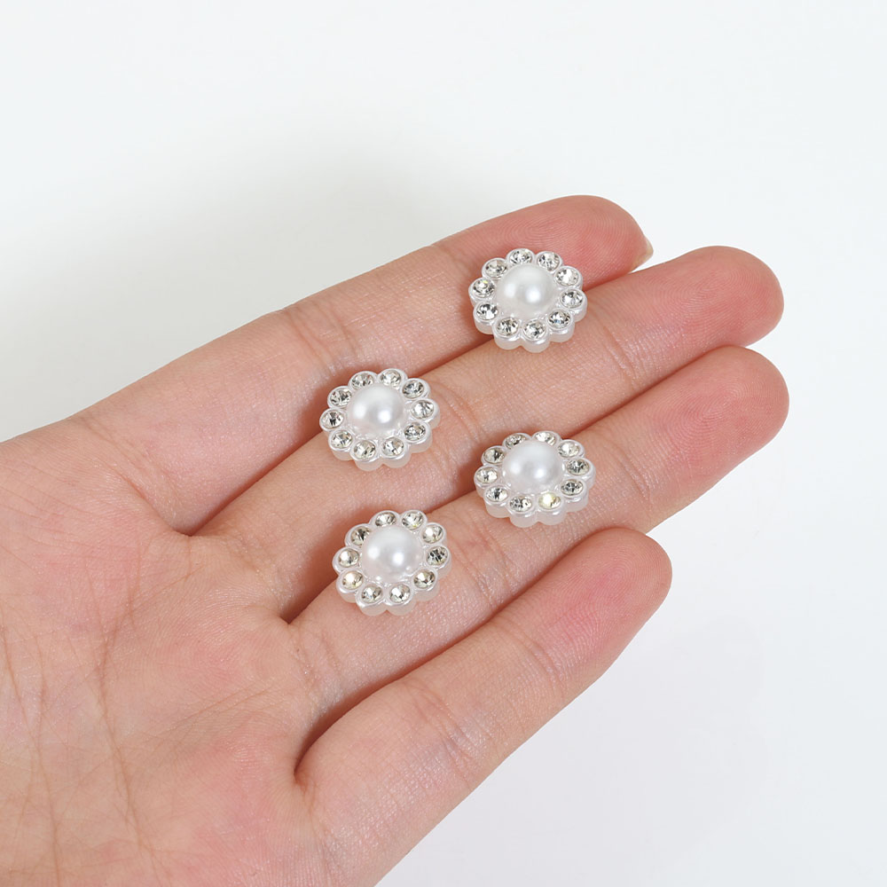 50pcs White Flat Imitation Pea - مراجعة Flower Preservation Resin وسعره