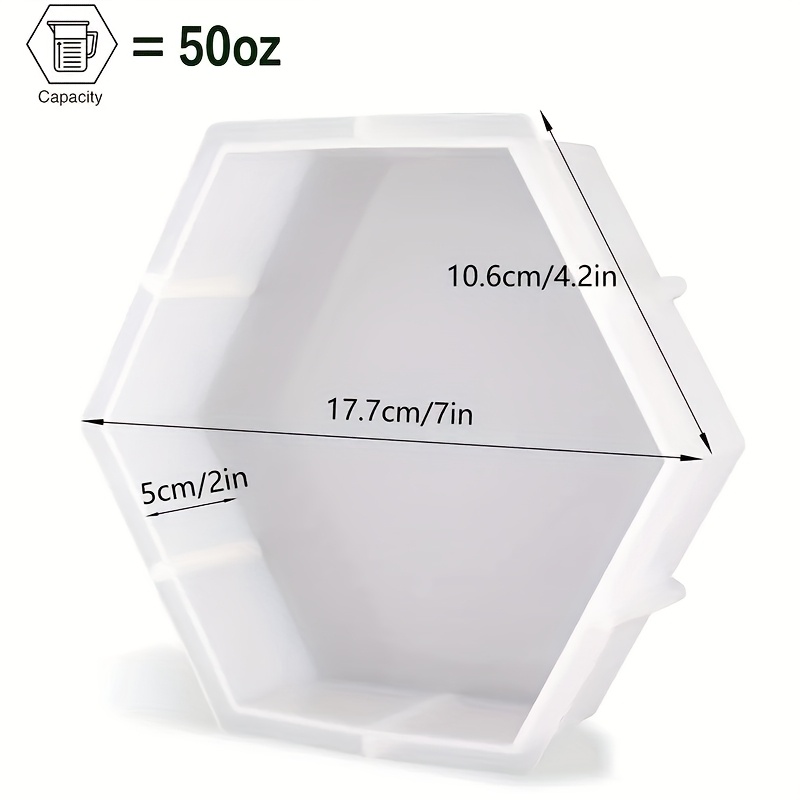 Large Hexagonal Silicone Resin - مراجعة Flower Preservation Resin وسعره