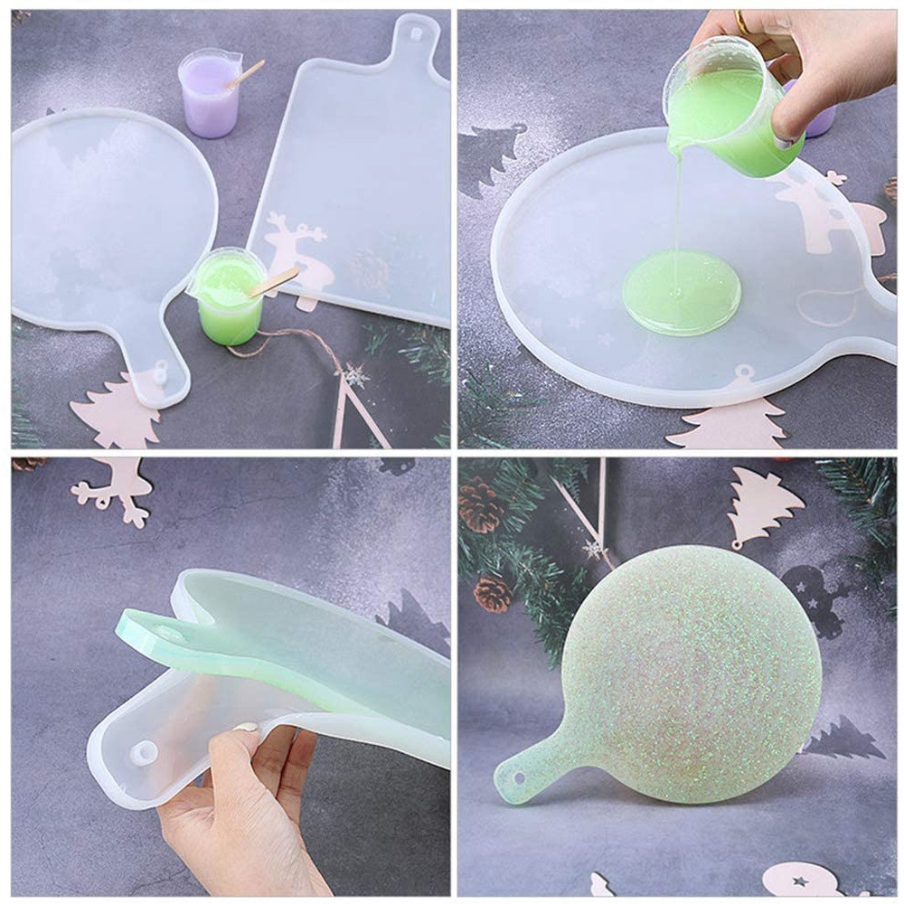 J1UL1N Resin Tray Silicone Mol - مراجعة Serving Tray Mold وسعره