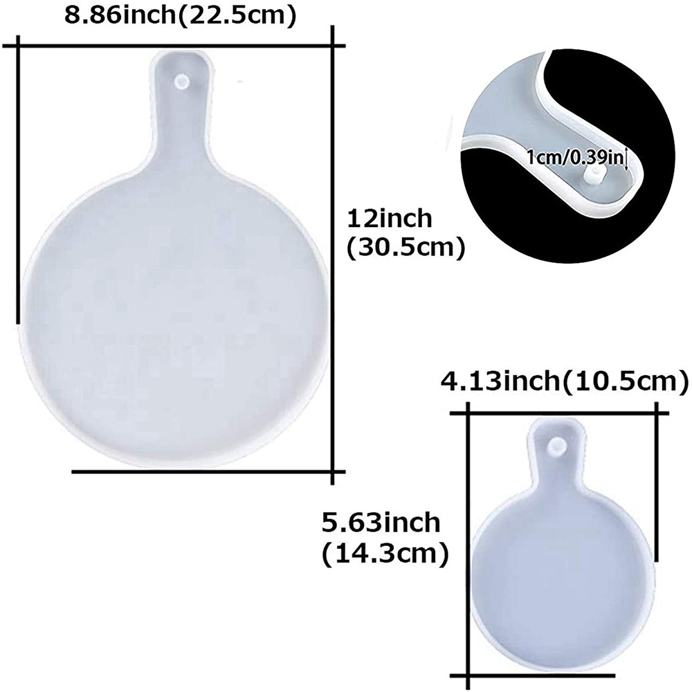 J1UL1N Resin Tray Silicone Mol - مراجعة Serving Tray Mold وسعره