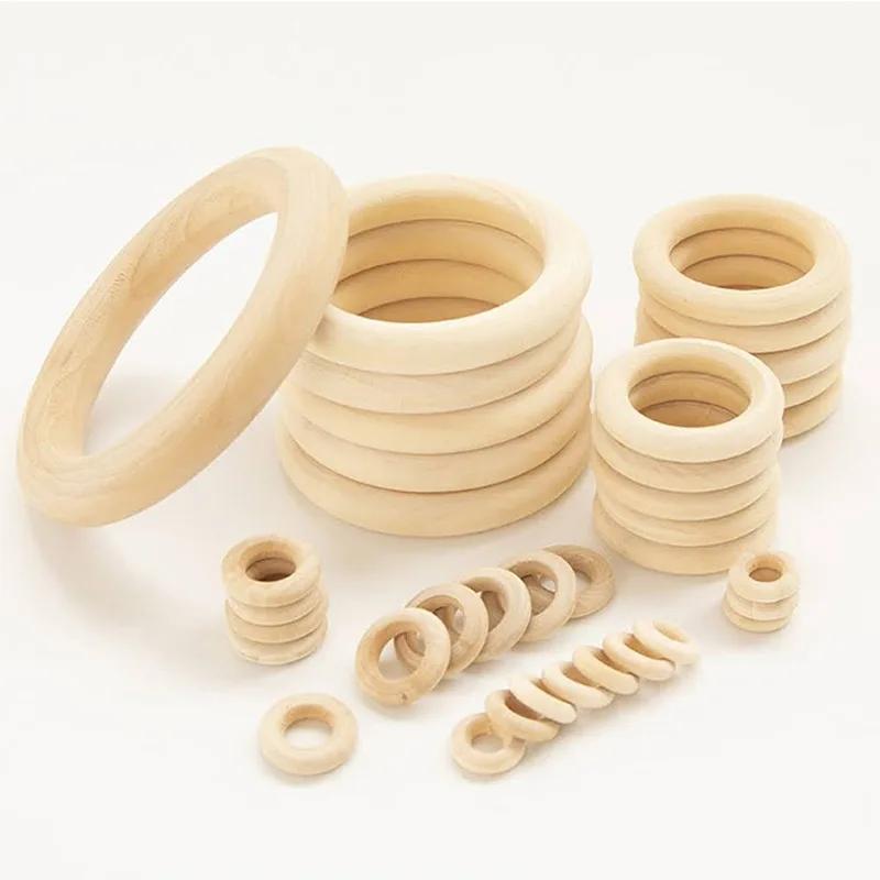 Wooden Rings Wooden Hoops for  - مراجعة Wood Ring Blank وسعره