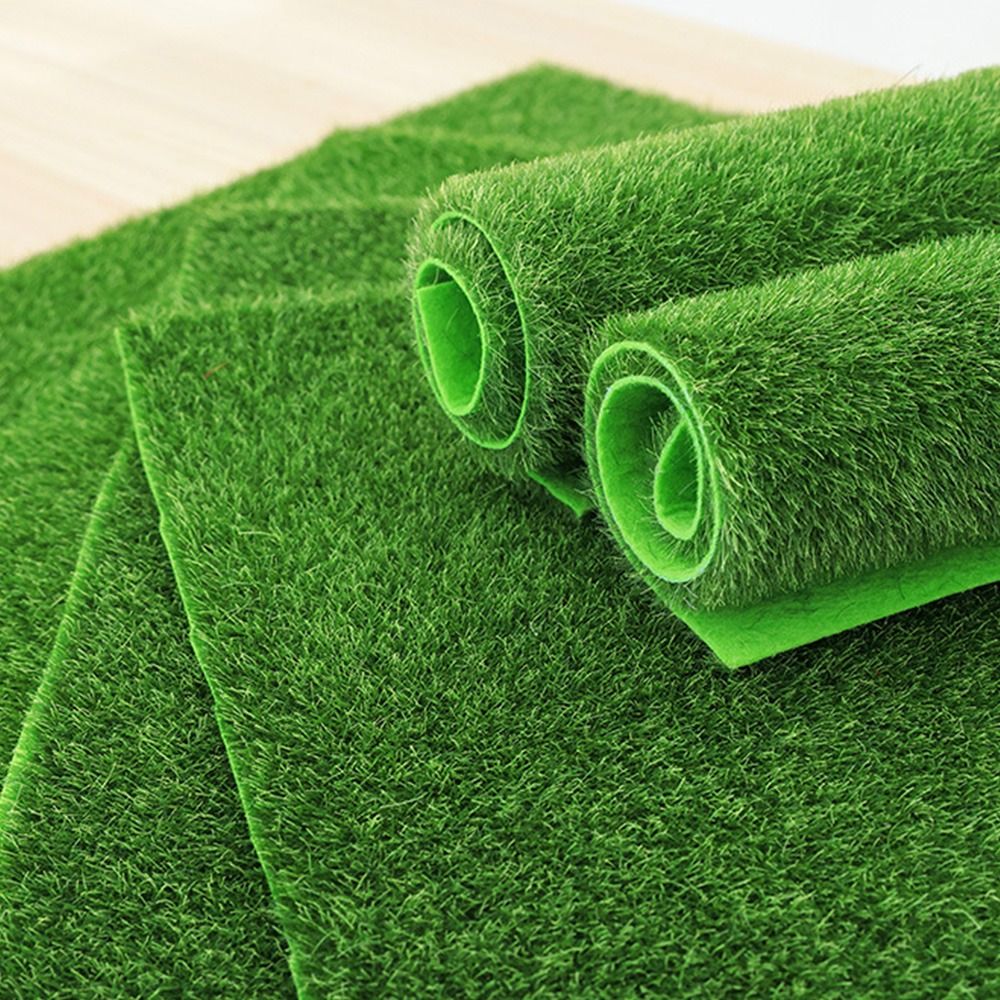 Durable Green Grass Mat Artifi - مراجعة Terrarium Moss Art وسعره