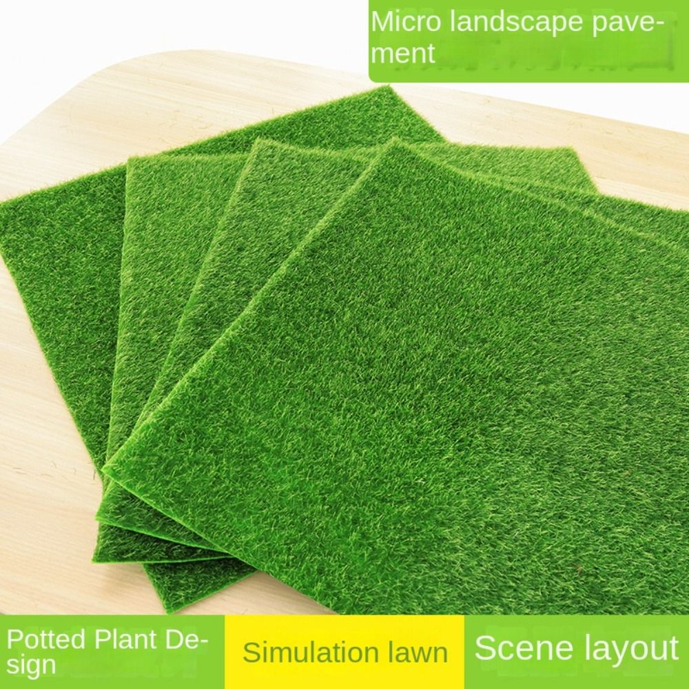 Durable Green Grass Mat Artifi - مراجعة Terrarium Moss Art وسعره