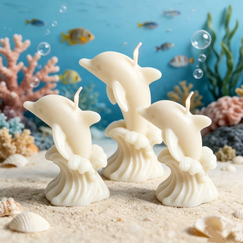 3D Whale & Dolphin with Wave S - مراجعة Resin Ocean Wave Mold وسعره