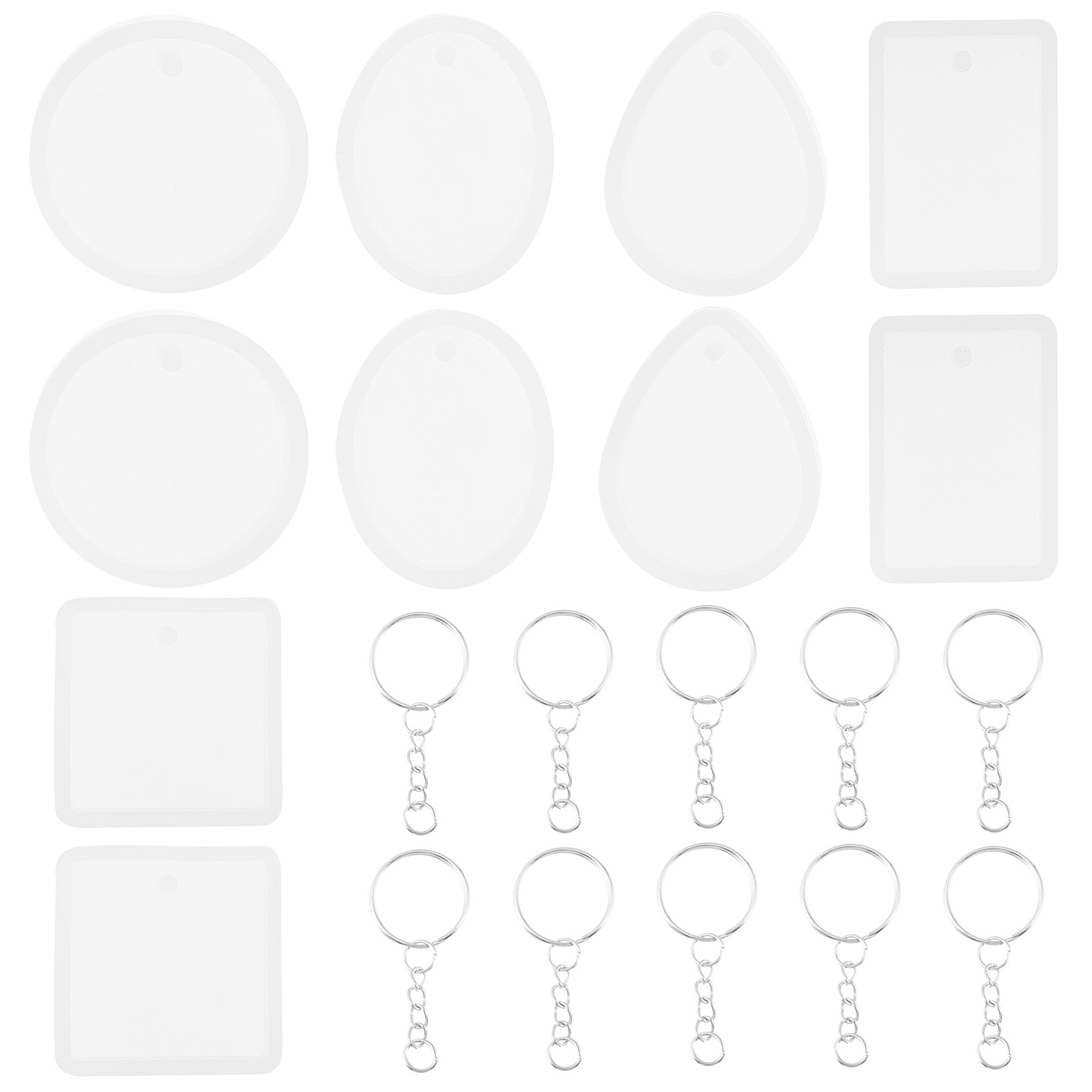 10pcs Pendant Mold Set Silicon - مراجعة Crafting Resin وسعره