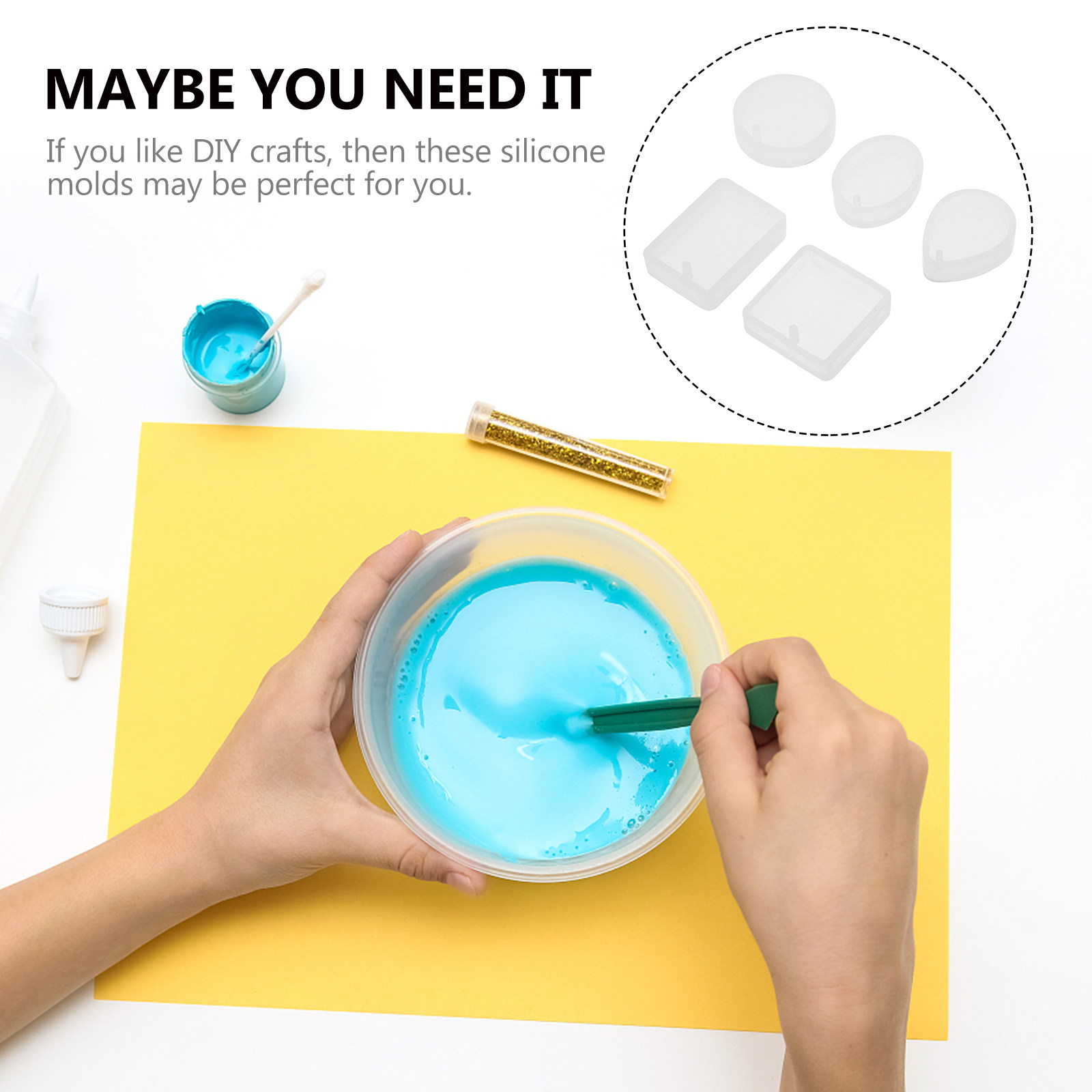 10pcs Pendant Mold Set Silicon - مراجعة Crafting Resin وسعره