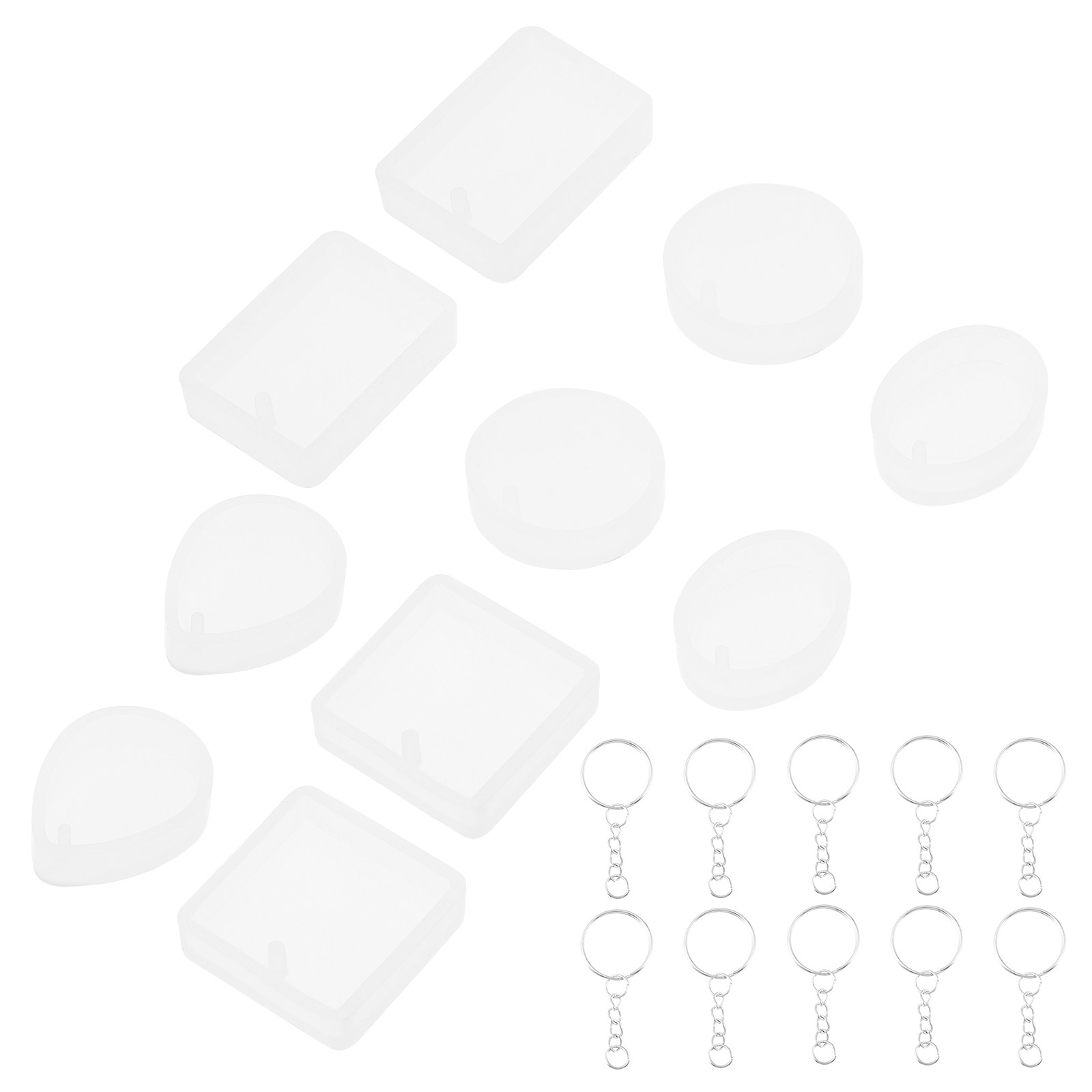10pcs Pendant Mold Set Silicon - مراجعة Crafting Resin وسعره