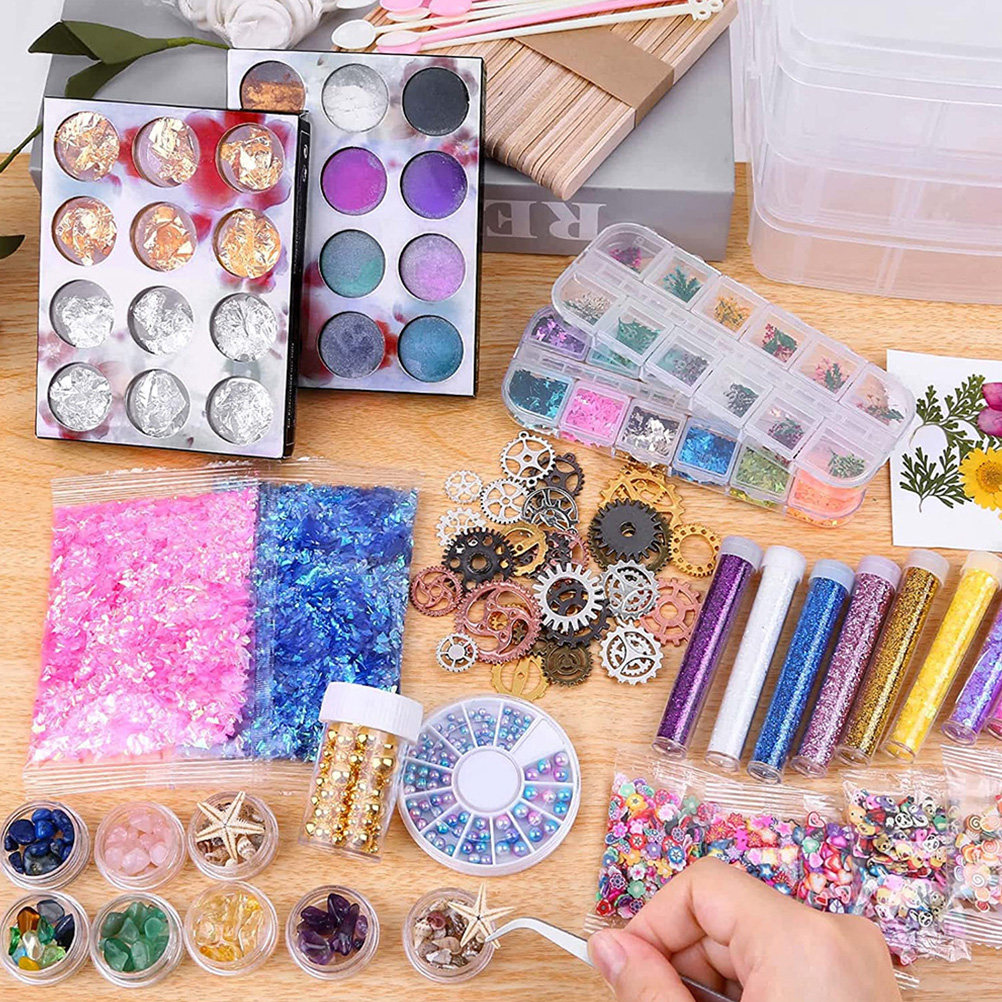 1Set Crystal Epoxy Resin Craft - مراجعة Resin Craft For Beginners وسعره
