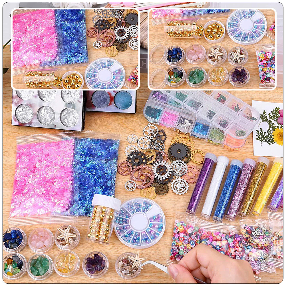 1Set Crystal Epoxy Resin Craft - مراجعة Resin Craft For Beginners وسعره