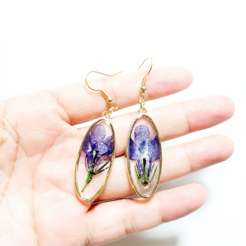 Dried Flower Earrings Heart Re - مراجعة Dried Flower Bulk وسعره